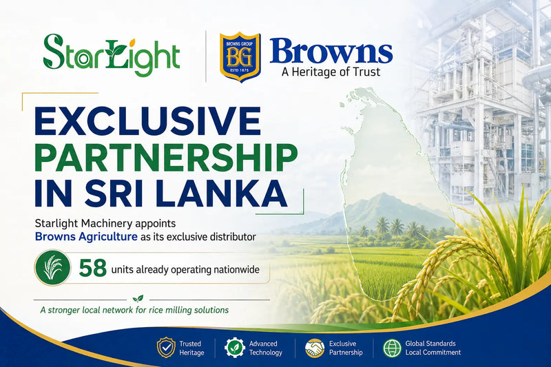 Starlight Machinery Appoints Browns Agriculture as Exclusive Distributor for Sri Lanka