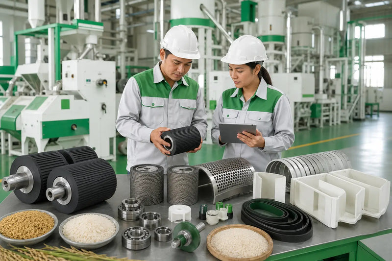 Rubber Rollers &amp; Spare Parts for Rice Mills: Complete Reference Guide
