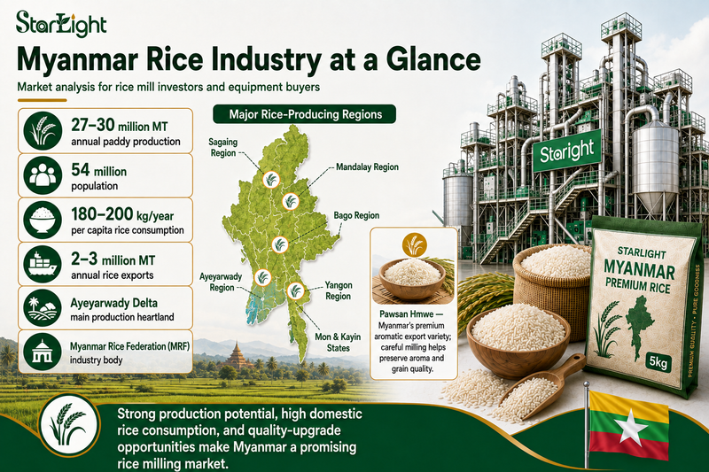 Myanmar Rice Industry Analysis | Starlight Machinery
