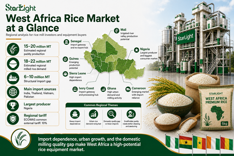 West Africa Rice Market Overview | Starlight Machinery