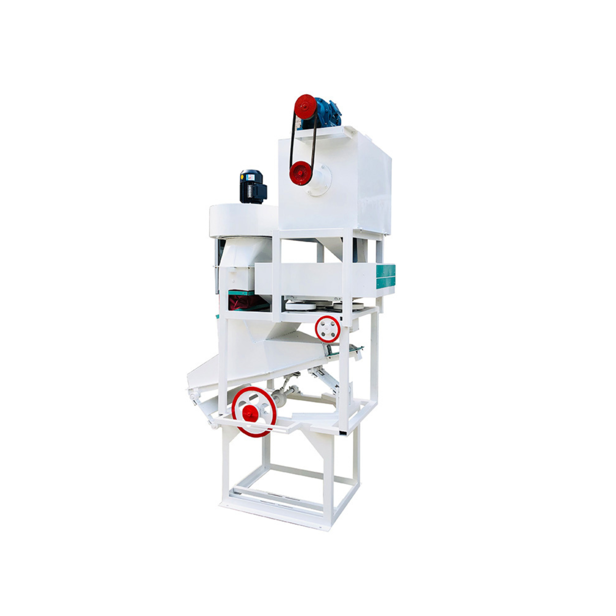 Cylindrical Drum Pre-Cleaner & Gravity De-stoner (1.5–2.0 t/h)