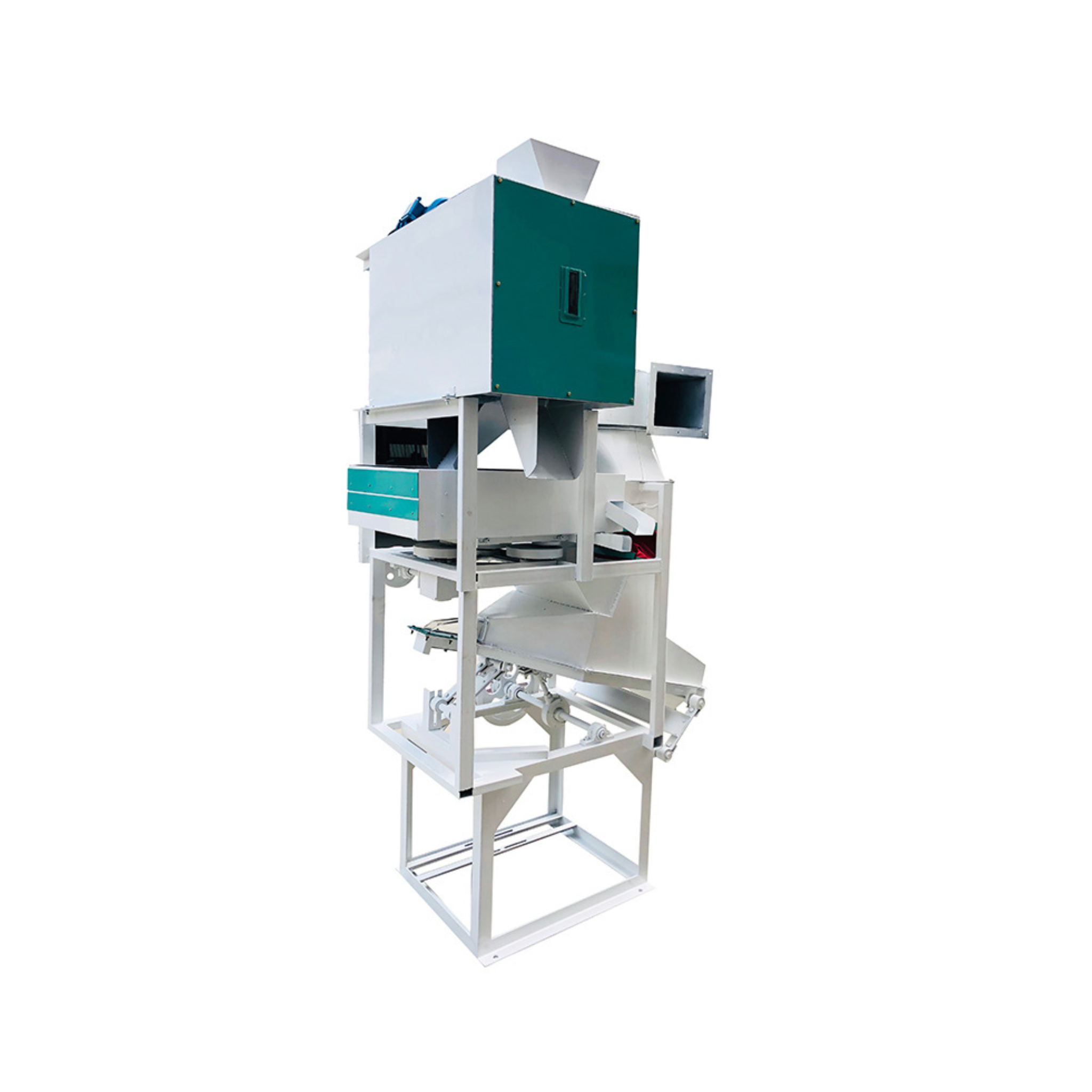 Cylindrical Drum Pre-Cleaner & Gravity De-stoner (1.5–2.0 t/h)