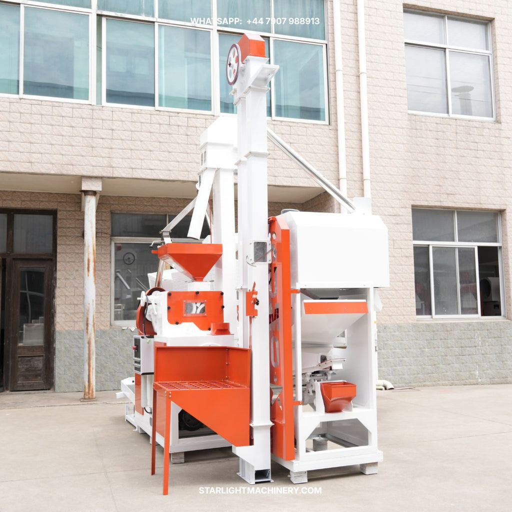 ZNJ-25 Combined Rice Mill (Infeed 1,300–1,600; Output 800–1,000 kg/h)