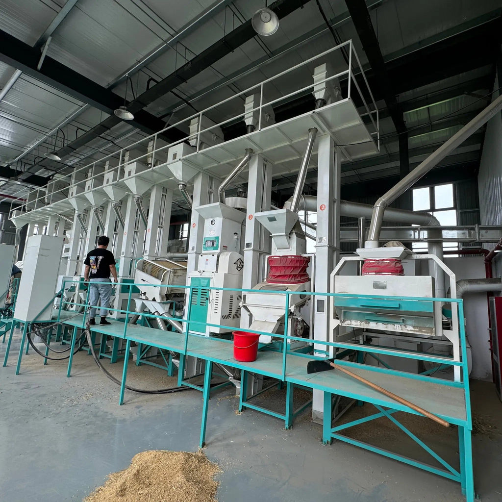 Custom Rice Milling Production Line (30–200 TPD)