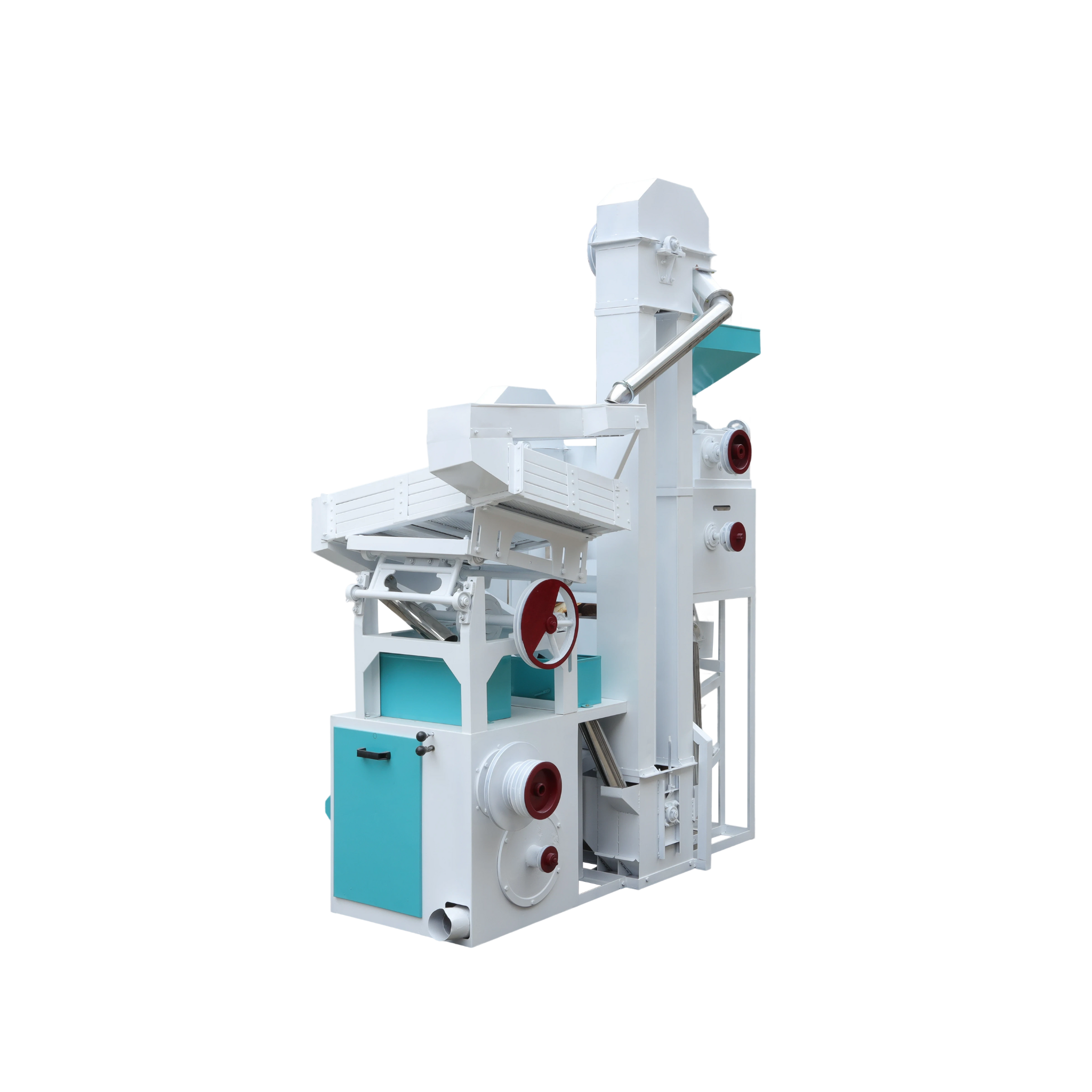Integrated Combined Rice Mill, 600 kg/h (30HP Diesel or 15 kW Electric)
