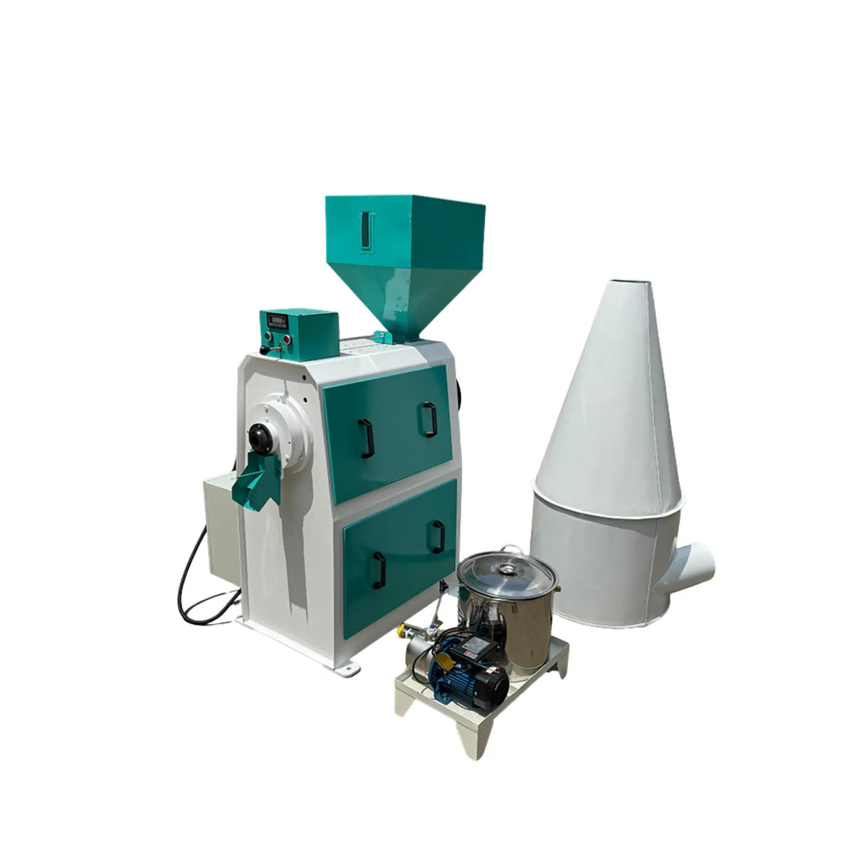 15 Rice Polisher (600–800 kg/h) – Water-Mist Finish