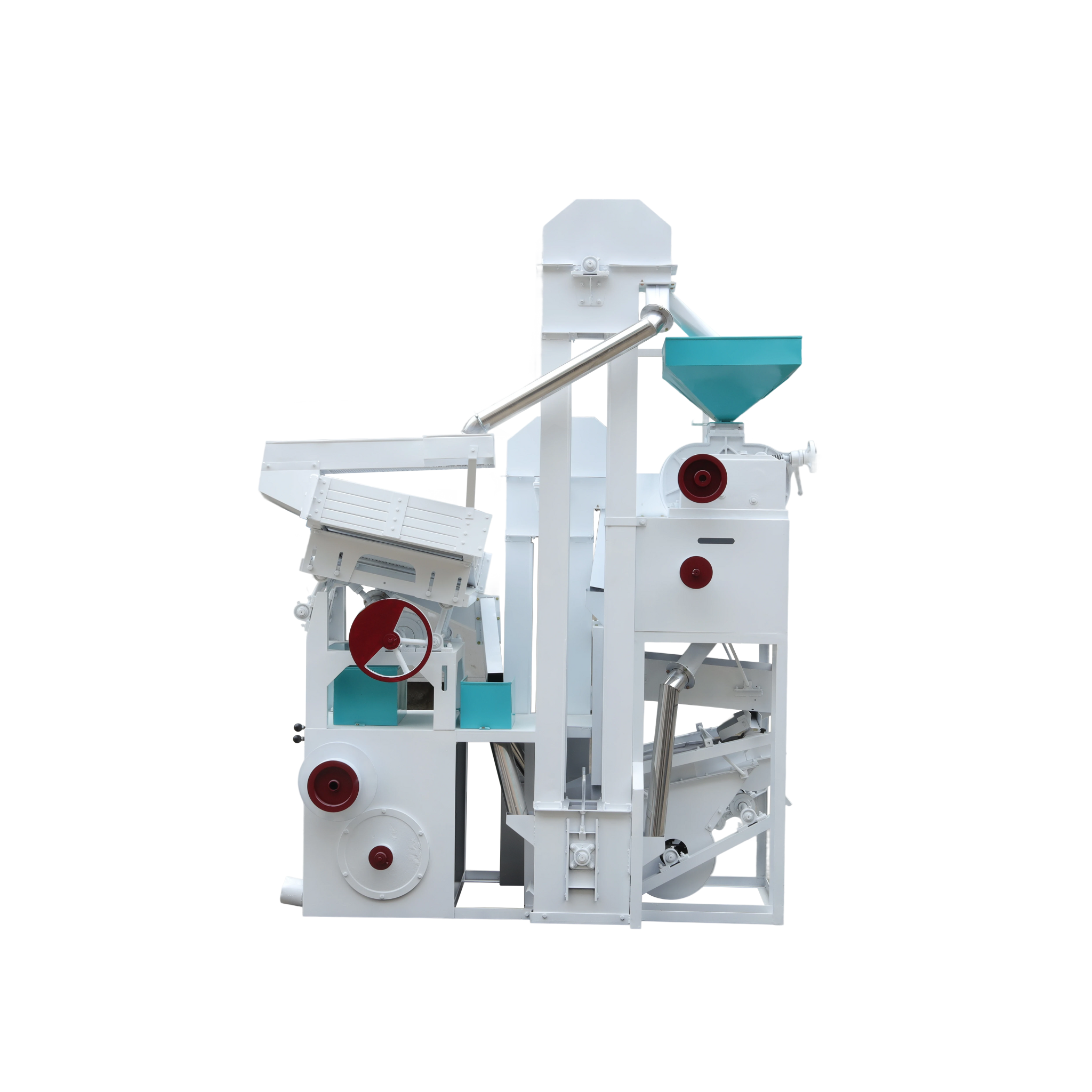 Integrated Combined Rice Mill, 600 kg/h (30HP Diesel or 15 kW Electric)