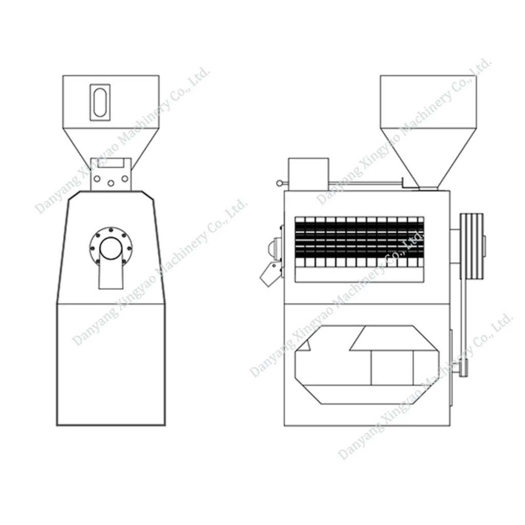 15 Rice Polisher (600–800 kg/h) – Water-Mist Finish