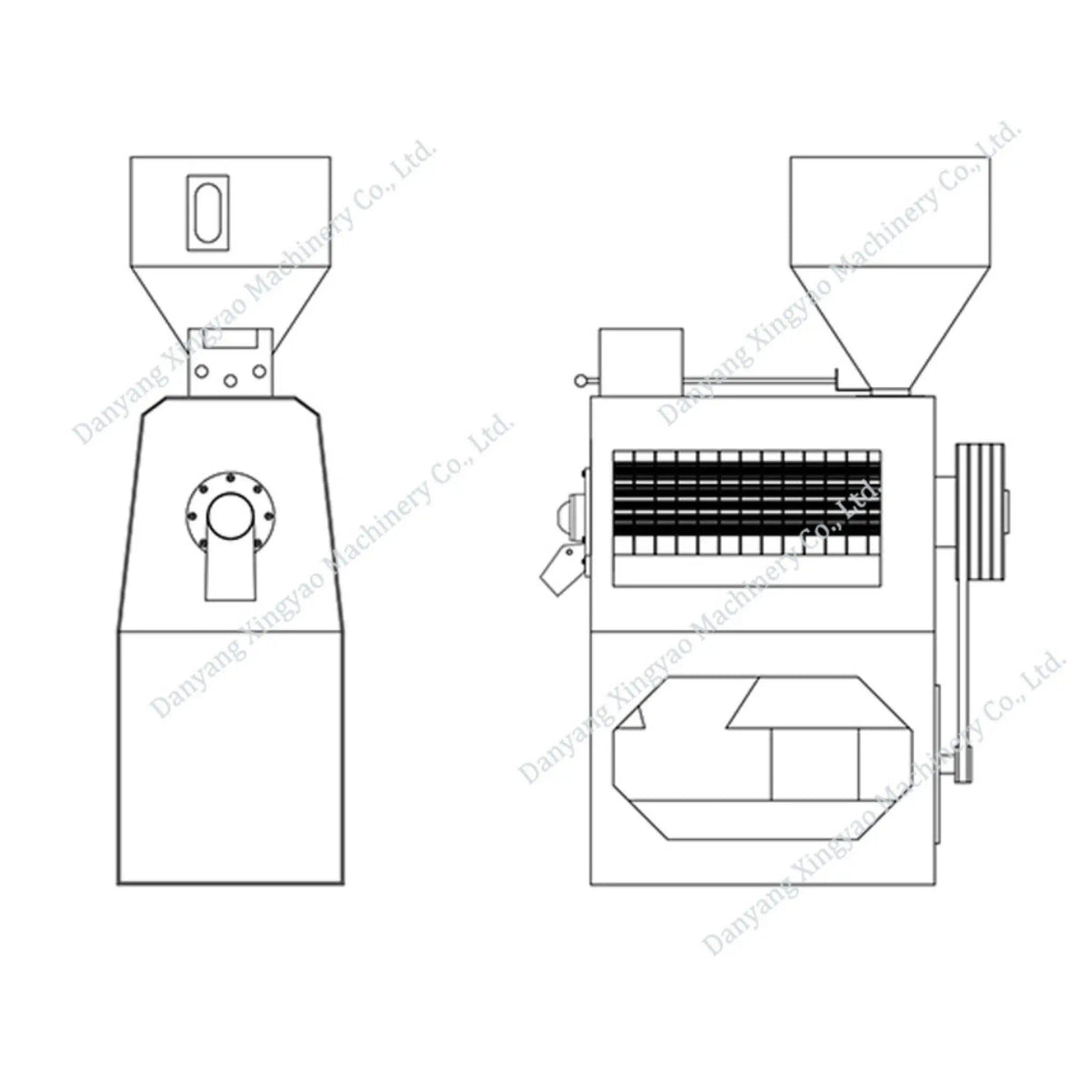 15 Rice Polisher (600–800 kg/h) – Water-Mist Finish
