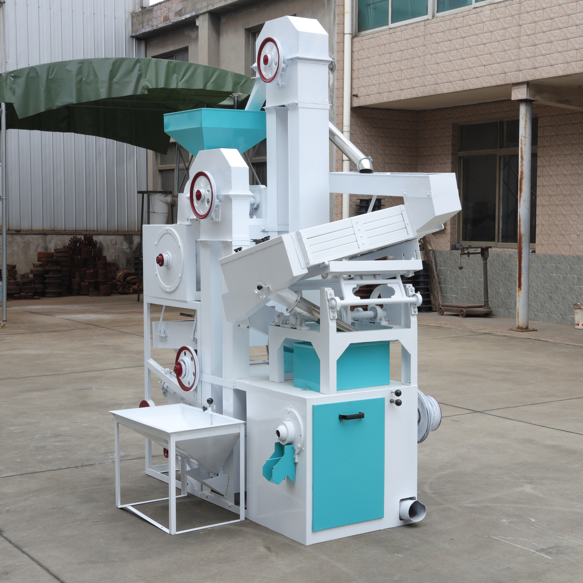 6LM-15 Integrated Rice Mill (30 HP Diesel or 15 kW Electric)