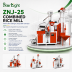 ZNJ-25 Combined Rice Mill (Infeed 1,300–1,600; Output 800–1,000 kg/h)
