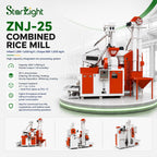 ZNJ-25 Combined Rice Mill (Infeed 1,300–1,600; Output 800–1,000 kg/h)