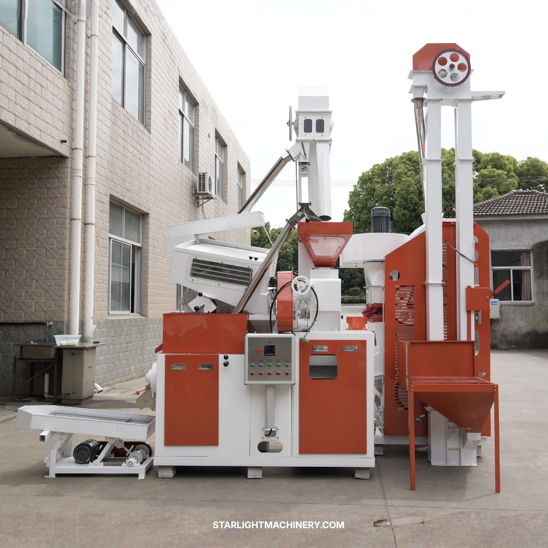 ZNJ-25 Combined Rice Mill (Infeed 1,300–1,600; Output 800–1,000 kg/h)