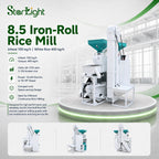 8.5 Iron-Roll Rice Mill (Infeed 700 kg/h | White Rice 400 kg/h)