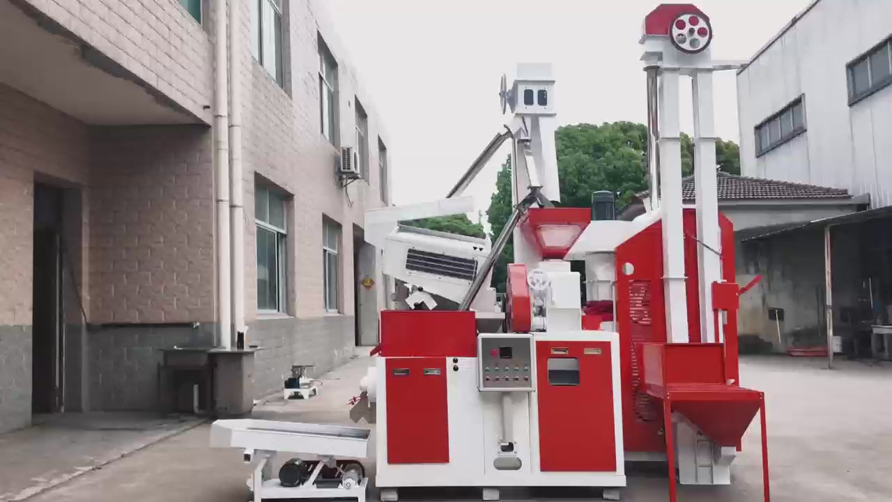 Video ZNJ-25 Combined Rice Mill (Infeed 1,300–1,600; Output 800–1,000 kg/h)